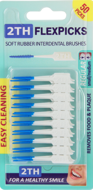 2TH Flexpicks zacht rubberen tandenstokers verpakking