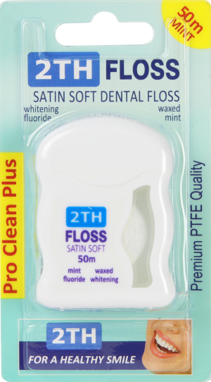 2TH Floss 50m interdentaal flosdraad